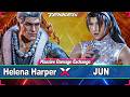 HELENA HARPER (VICTOR) vs JUN – Big Damage Ranked Match | Tekken 8 |