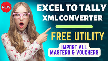 Excel to Tally xml converter online free | Tally import from Excel | Excel To Tally @NikashOfficial