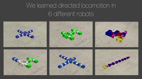 Learning directed locomotion with Internal Model Control