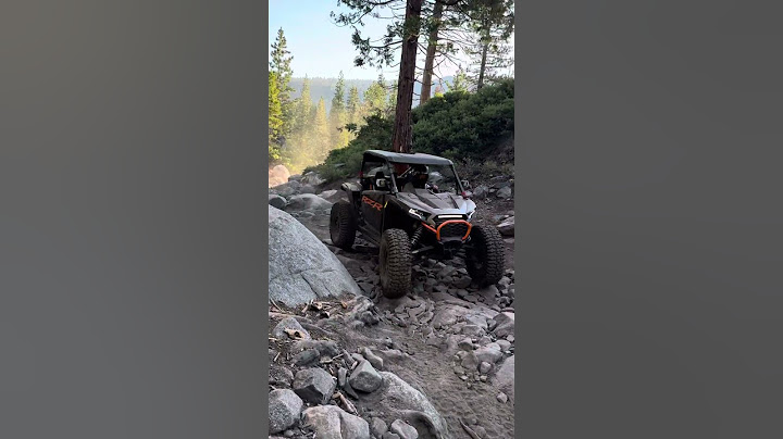 2024 Polaris RZR XP on the Rubicon Trail