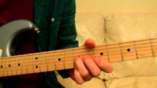 5 Guitar Licks using the Minor Pentatonic Scale Position 2 - Lead Guitar Lesson