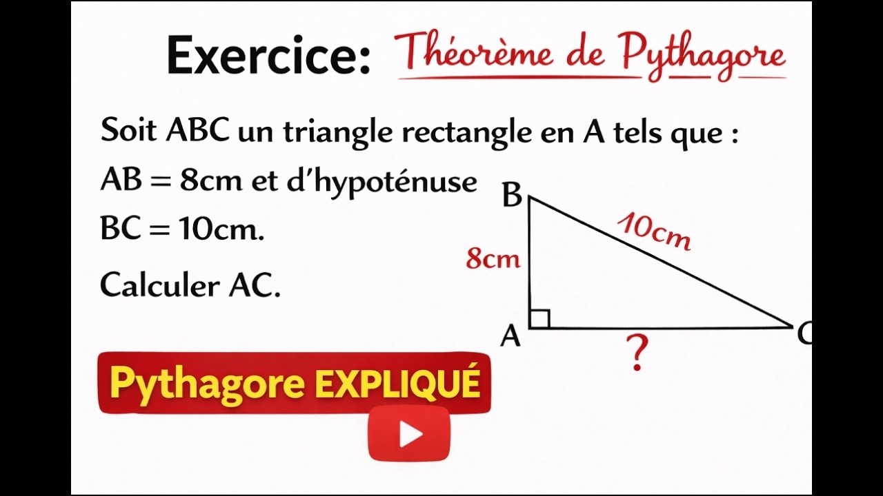 J'AI ENFIN COMPRIS PYTHAGORE (en moins de 5 min)