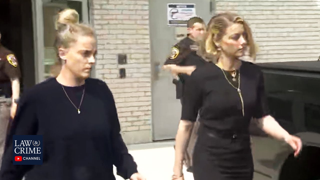 Video Shows Amber Heard Leaving Court After Devastating Loss