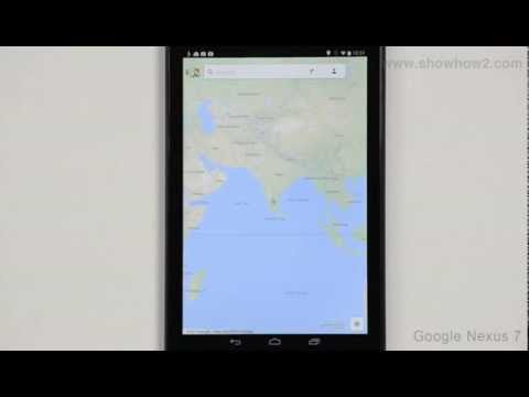 google nexus 7 maps