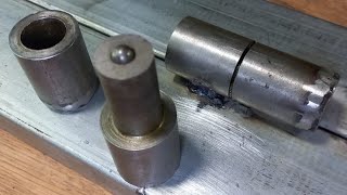 How to weld hinches to the gate accurately / welding tricks .