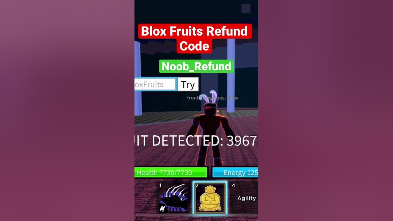 New Blox Fruits Stat Refund Code!bloxfruits roblox onepiece YouTube