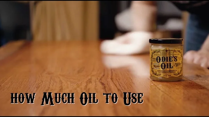 Odie's Oil: How Much Should I Use?