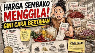 🚨HARGA NAIK, GAJI SEGITU-GITU AJA! 7 TAKTIK SELAMATKAN UANG BELANJA‼️