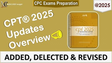 CPT 2025 Update an Overview