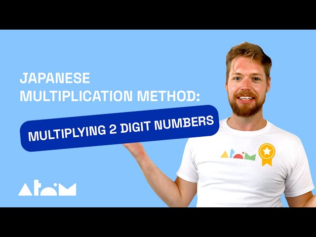 Japanese Multiplication Method: Multiplying 2 Digit Numbers