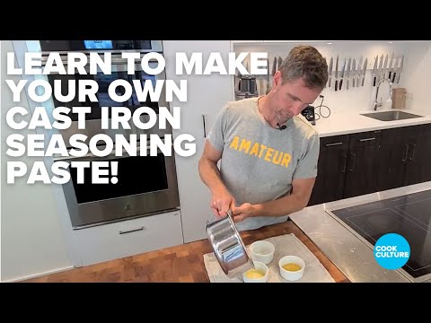 I&rsquo;ll show you how to make cast iron seasoning paste