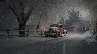 Old Snow Town Blizzard Sound, Howling Wind, Snowstorm , Snow Ambience, Deep Sleep, Relaxation, ASMR.