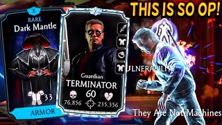 MK Mobile. Guardian Terminator with Dark Mantle = INSANE COMBO! It