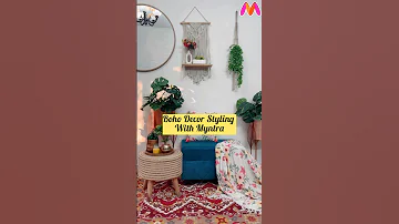 Boho Decor Styling @myntra Myntra  Home decor finds  #sunitascreativeworld #bohodecorstyling