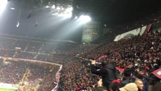 MILAN-INTER 20/11/2016 Fans AC MIlan menyanyikan Sara karena