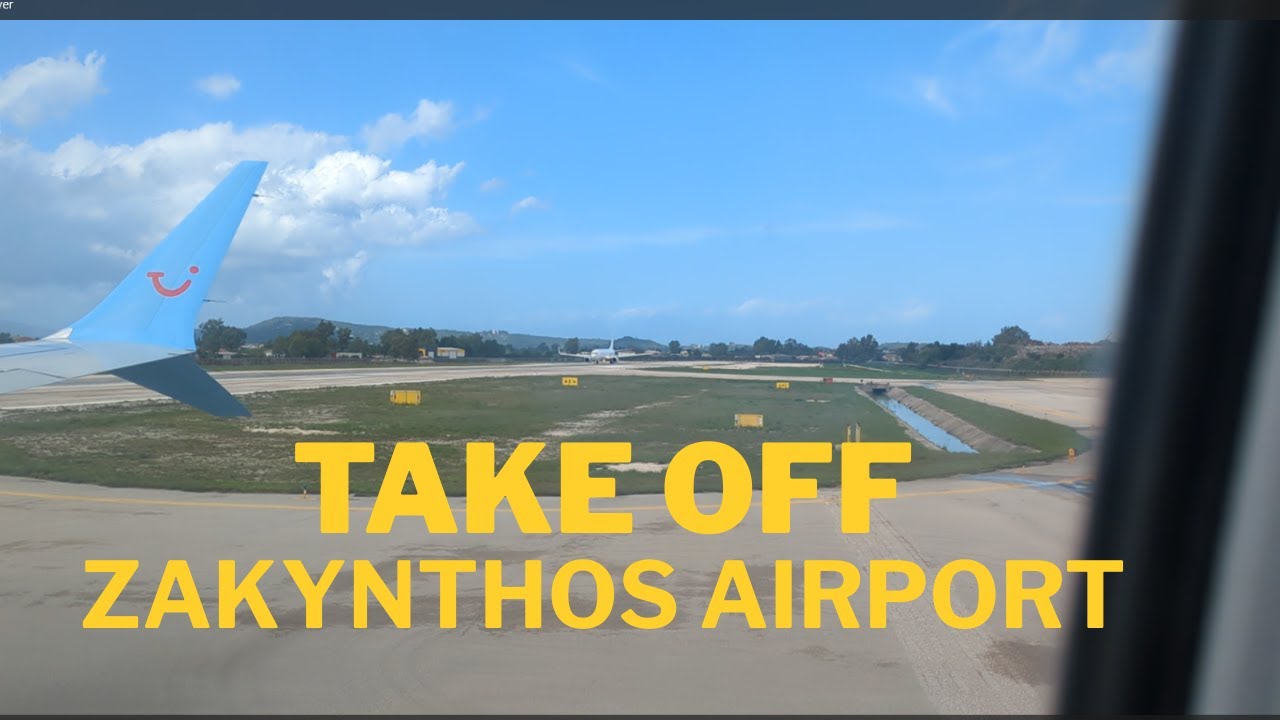 Leaving Zakynthos Airport Zante