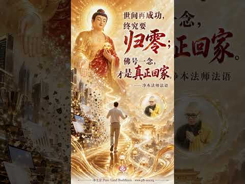 世间再成功，终究要归零；佛号一念，才是真正回家 | 净本法师法语