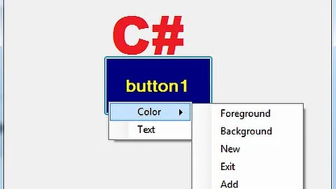 C# Tutorial 98: How to use ContextMenuStrip (Right mouse click) in C#