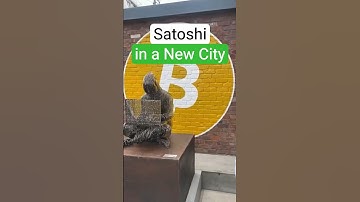 Satoshi Statue — Bitcoin Takes Over the World