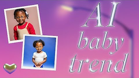 HOW TO: AI BABY FILTER TREND USING REMINI