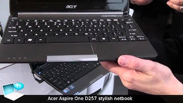 Acer Aspire One D257 stylish netbook