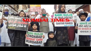 Raza Academy Today Called Azaan. And Demanded Reconstruction Of Mosque, In Mumbai On Sunday