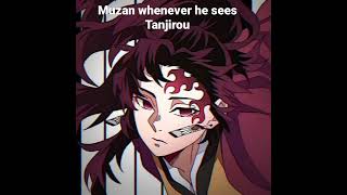 Muzan really gets ptsd from earrings 💀 #anime #animeedit #demonslayer #muzan #short #tanjiro