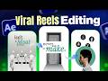 Editing Viral Instagram Reels From Scratch in After Effects | Step-by-Step Tutorial