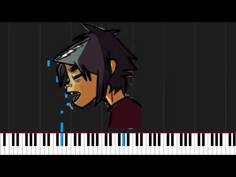 How To Play Feel Good Inc By Gorillaz On Piano Sheet Music Youtube - gorillaz roblox paino sheet