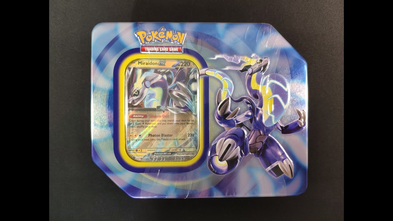 Pokémon TCG: Paldea Legends Tin (Miraidon ex)