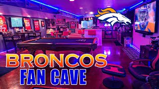 The Broncos Basement Fan Cave | Room Tour