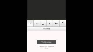 Morse Code for Android - Cafelabs screenshot 1