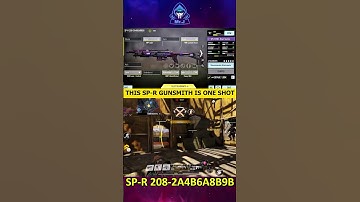 💥 SP-R 208 ONE SHOT KILL in Multiplayer | Best COD Mobile Gunsmith 2025