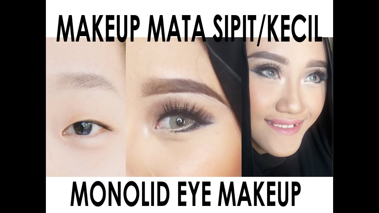 TUTORIAL MAKEUP MATA SIPIT MONOLID Darayanza YouTube