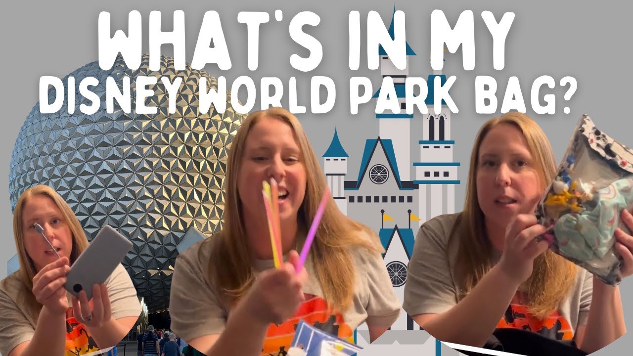 What’s In My Disney World Park Bag | Park Bag Organization - YouTube
