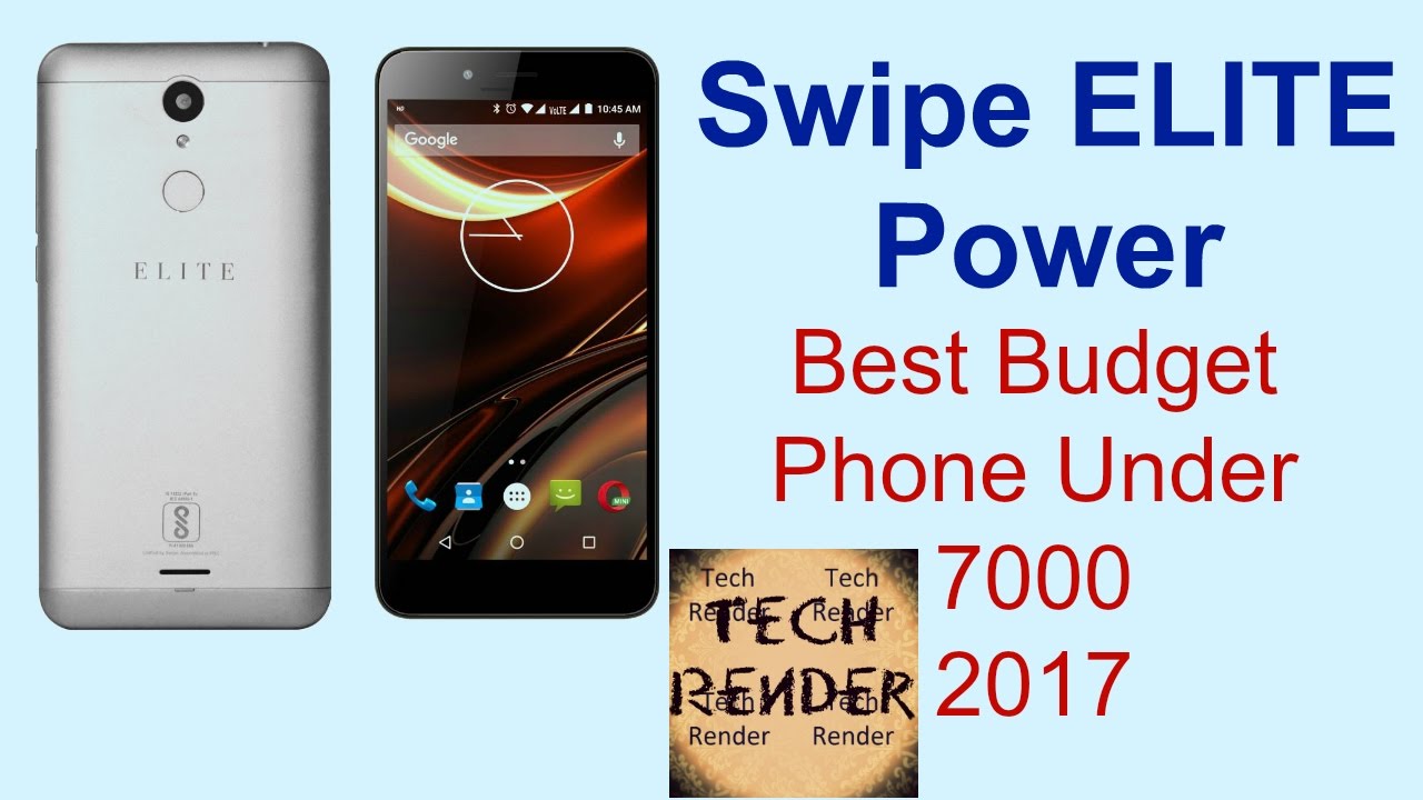 Swipe Elite Power Specification | Best Budget Phone in 7000 | Tech Render