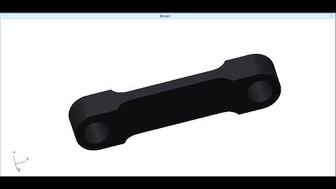 PTC - Creo Tutorial: Engine Blower part modeling - Connecting Rod