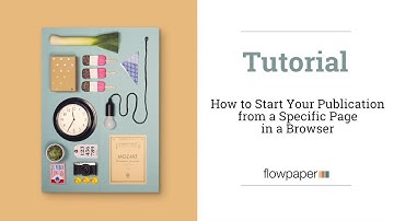 How to start your PDF publication at a specific page in the browser