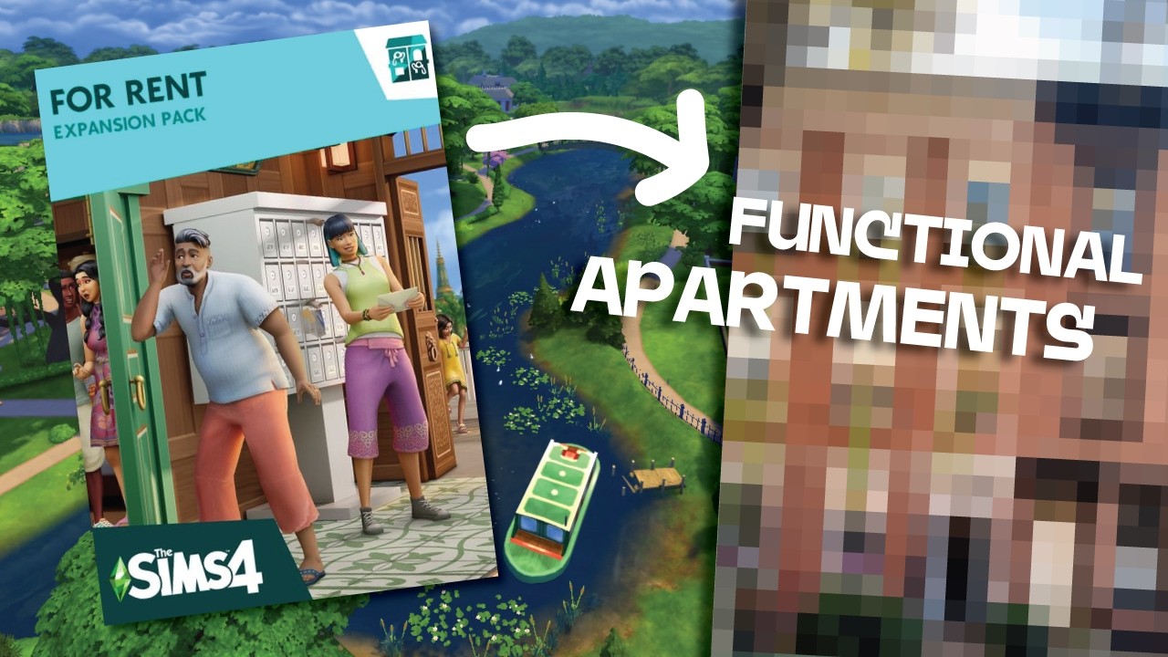 furnishing *custom apartments* in the sims 4 live