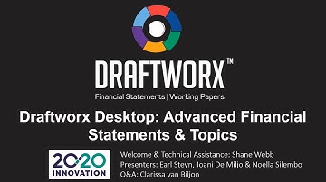 Draftworx Desktop: Advanced Financial Statements & Topics 2024