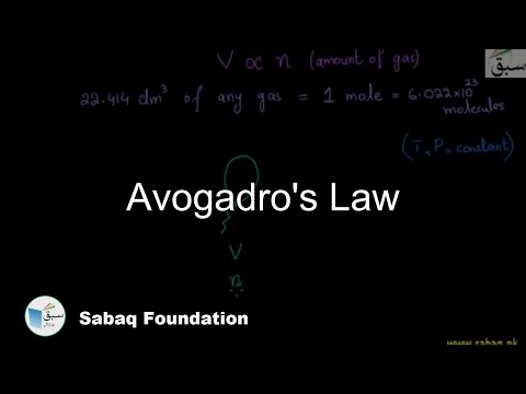 Video: Kung Saan Nalalapat Ang Numero Ng Avogadro