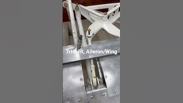 Wing, Aileron trial fit