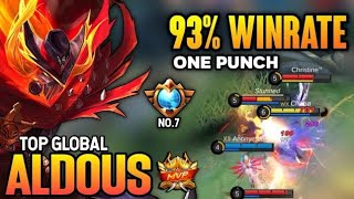 1000 IQ EPIC COMEBACK - HARD CARRY IN MYTHIC #mobilelegends #aldous
