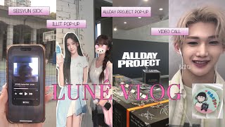[르네로그] 종강은 행복하다♥︎ |일상로그 • 죠 청춘병 뮤비 촬영지• 아일릿 팝업 • 올데프 팝업• 시리얼 영통 