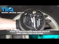 How to Replace Rear Parking Brakes 2002-2005 Ford Explorer