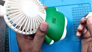 Bunny Shape Cute Rechargeable Mini Fan Repair