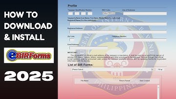 How to Download & Install eBIRForms 2025 | Step-by-Step Guide (BIR Tax Filing Tutorial)