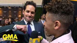 Kid correspondent Quentin Corr interviews celebs leading up to the Super Bowl