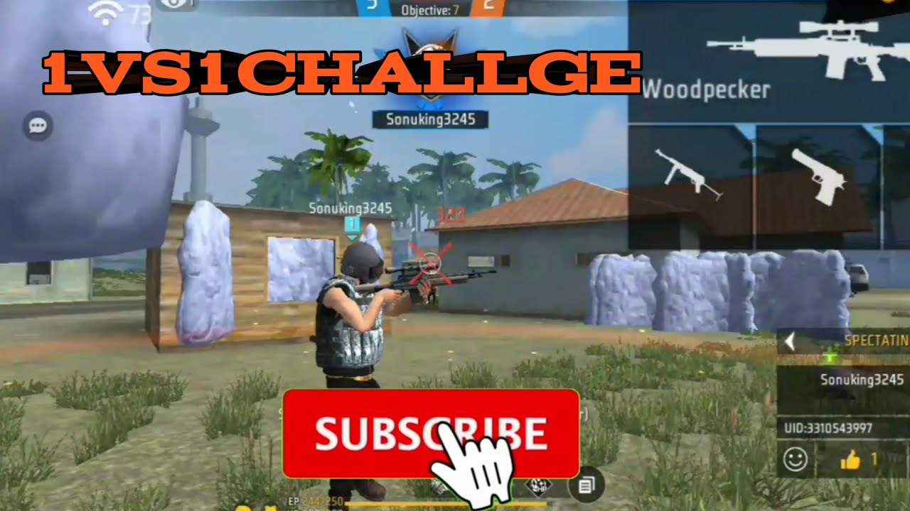 Total gaming || Adam 1vs1 custom challenge in free fire || 1vs1 costom