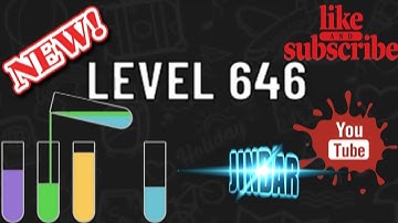 WATER Sort Puzzle Level 646